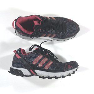 Adidas Adiwear Thrasher 1.1 Trail Running Shoes Womens Size 9 Black Pink C76331